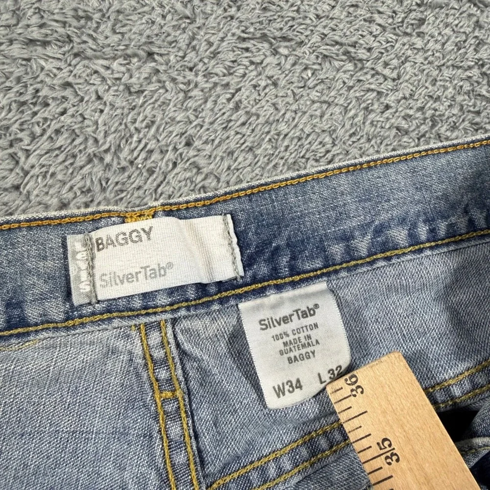 Vintage Levi's‎ SilverTab Baggy Jeans Men 34x32 (34x31) Wide Leg Streetwear